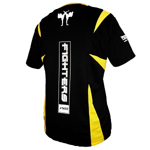 FIGHTERS - Camisa de kick boxing / Competition / Negro / Large