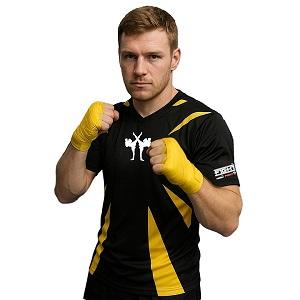 FIGHTERS - Camicia da kickboxing / Competition / Nero / XXS