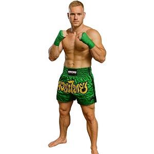 FIGHTERS - Muay Thai Shorts / Grün / Medium