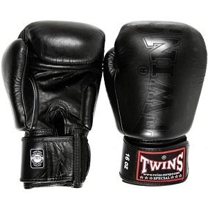 Twins - Guantes Boxeo / BGVL-8 / Negro-Negro / 12 oz